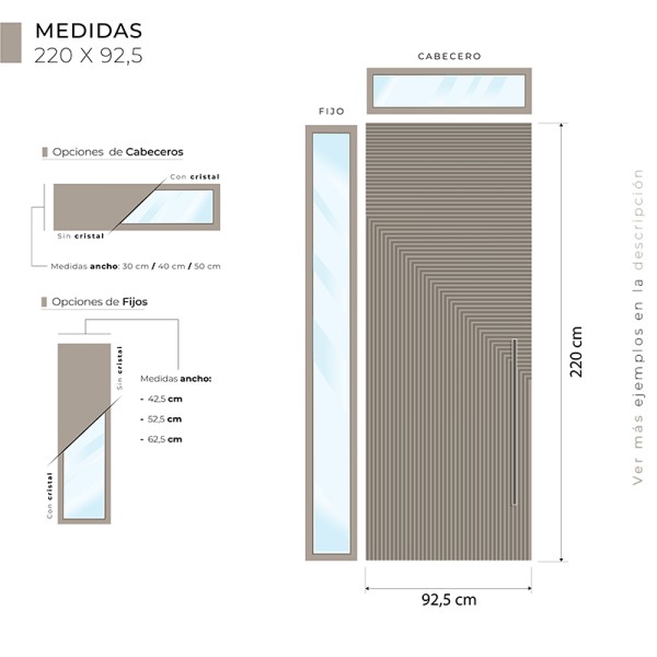 Puerta exterior madera Harper