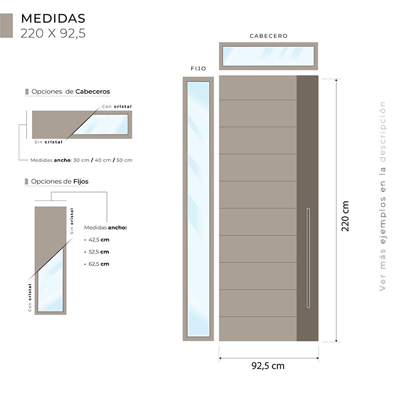 Puerta exterior madera Épica