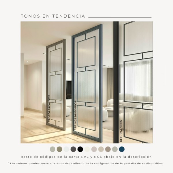 Separador de ambiente estilo industrial Montecarlo