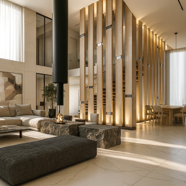 Separador de ambiente madera Manaos