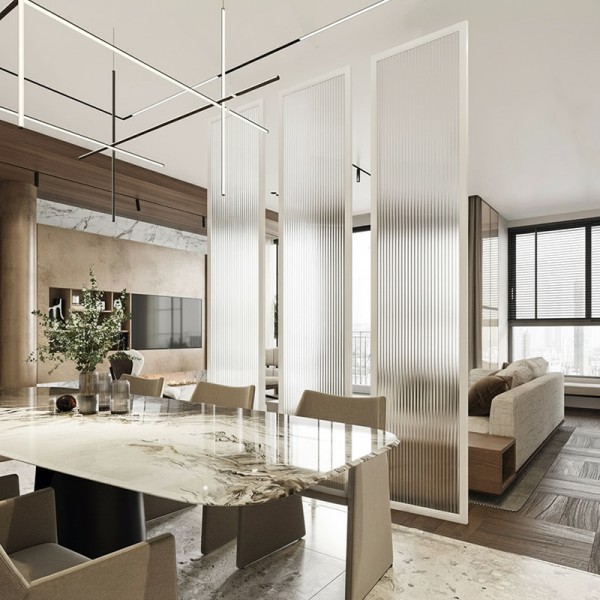 Separador de ambiente lacado Lisso