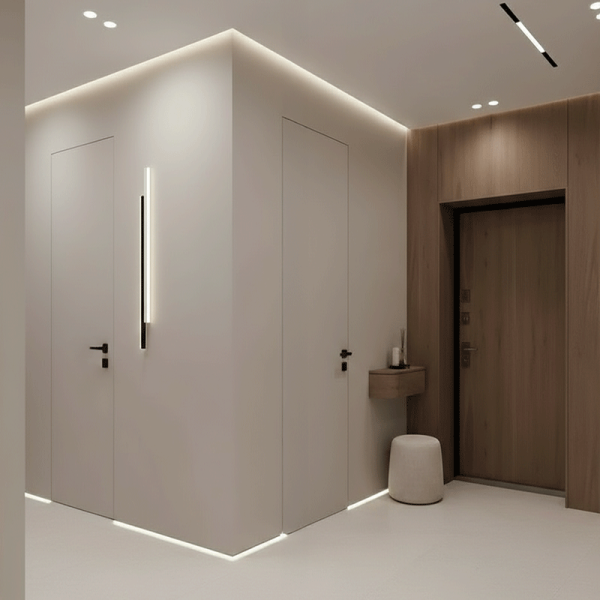 Puerta Invisible lacada modelo Lisa 2