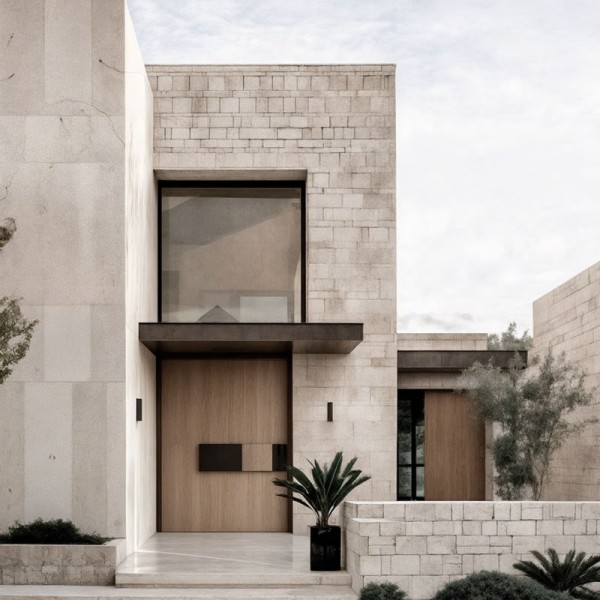 Puerta exterior madera Magia