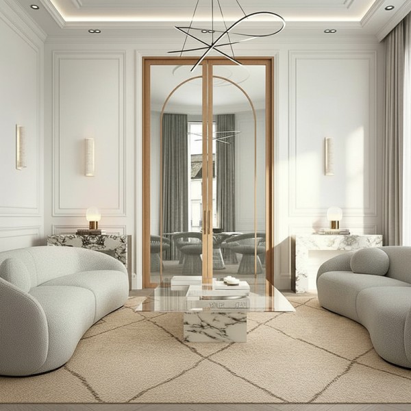 Puerta japonesa suelo a techo abatible Vogue madera