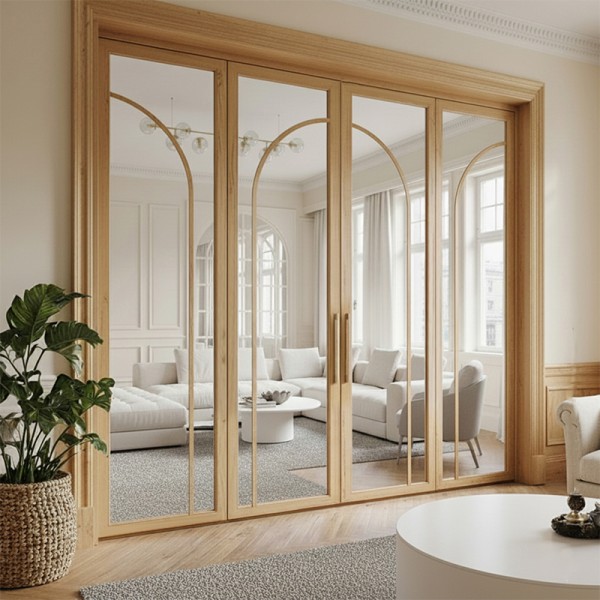 Puerta japonesa suelo a techo abatible Vogue madera