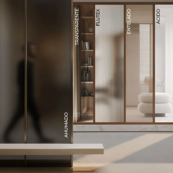 Puerta japonesa suelo a techo abatible Vogue madera