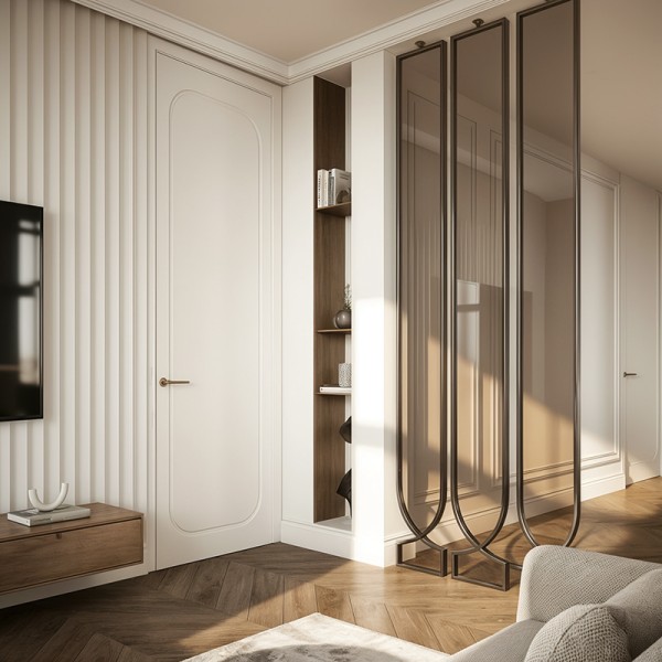 Puerta Suelo a Techo Enrasada a Tapeta - Onix