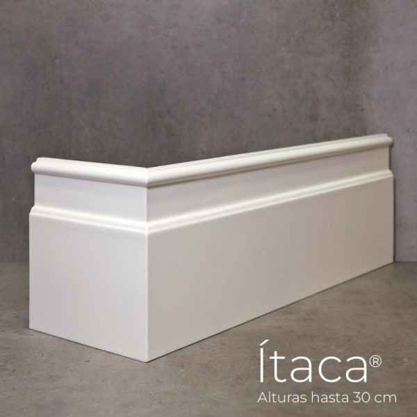 Rodapié Blanco Lacado modelo Ítaca® (opción color Ral)