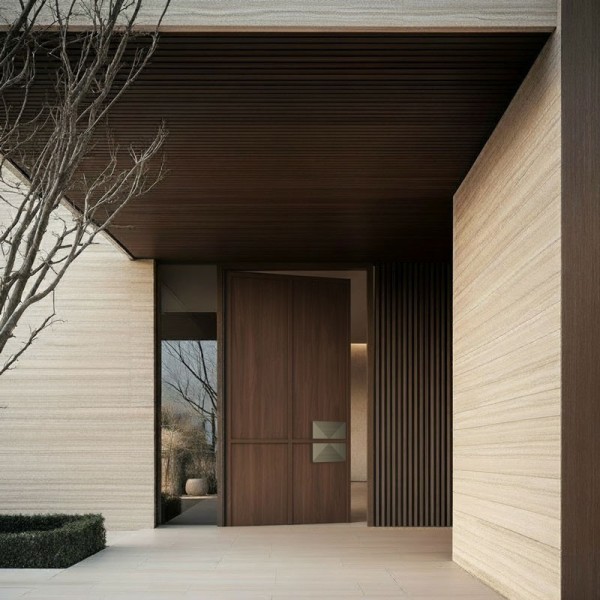 Puerta exterior madera Gama 2