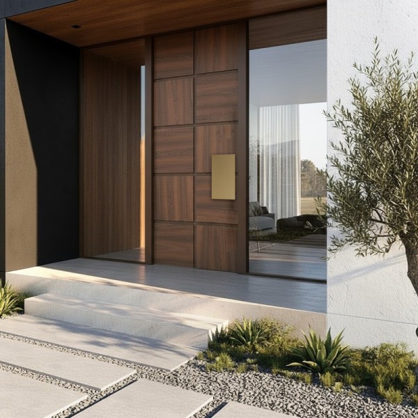 Puerta exterior madera Dorian