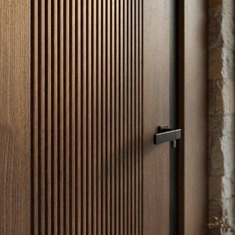 Puerta suelo a techo madera Azahar