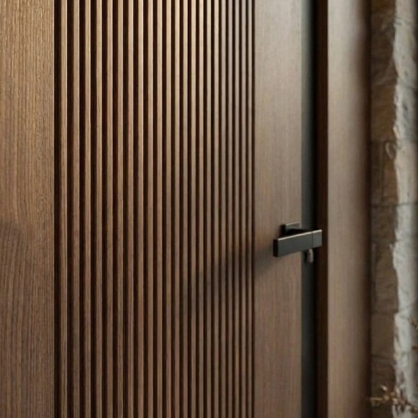 Puerta suelo a techo madera Azahar