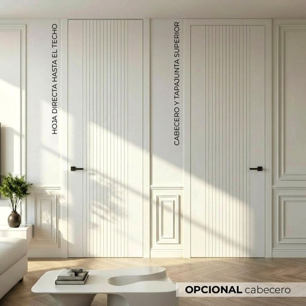 Puerta hasta el Techo Enrasada a Tapeta Lacada - Límite