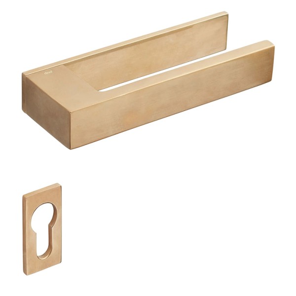 Manilla de placa horizontal con bocallave de serreta (In)finito DND Handles