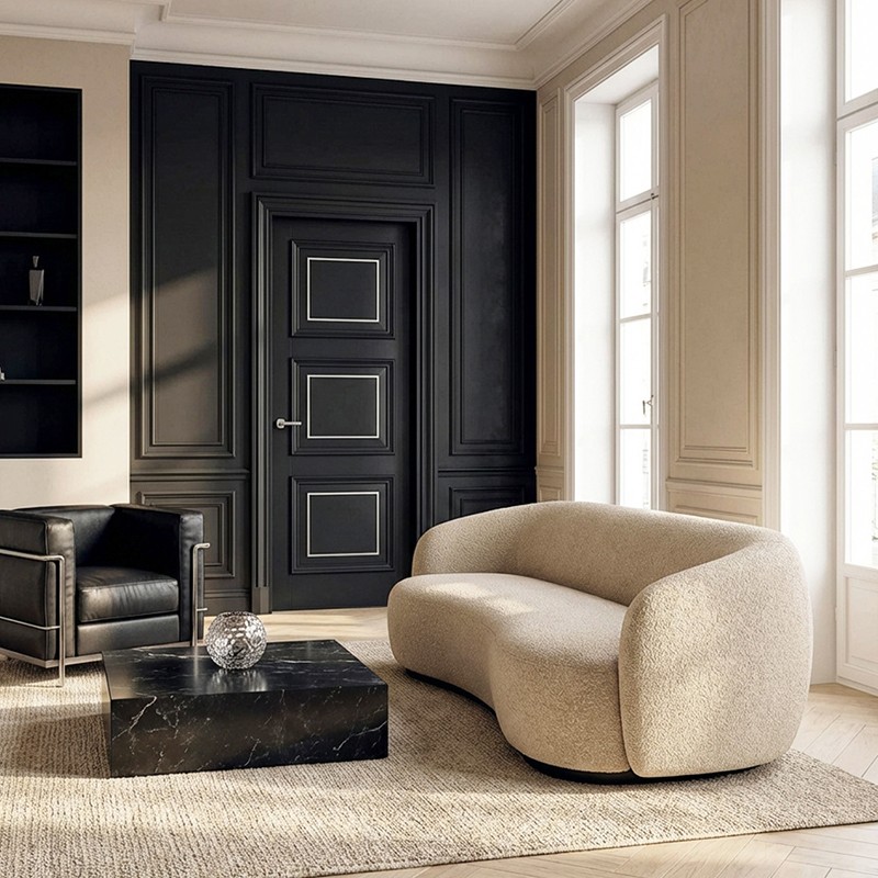 Puerta Interior Lacada Modelo Marco