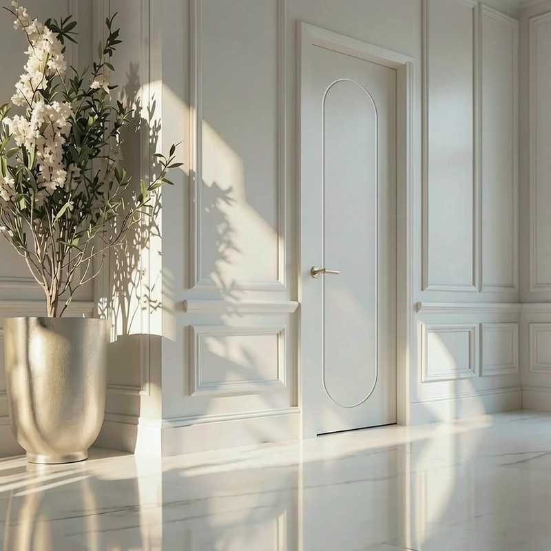 Puerta Interior Blanca Lacada Modelo...