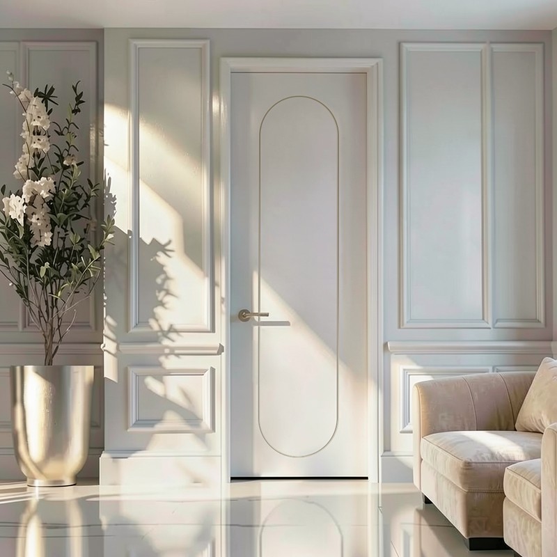 Puerta Interior Blanca Lacada Modelo...