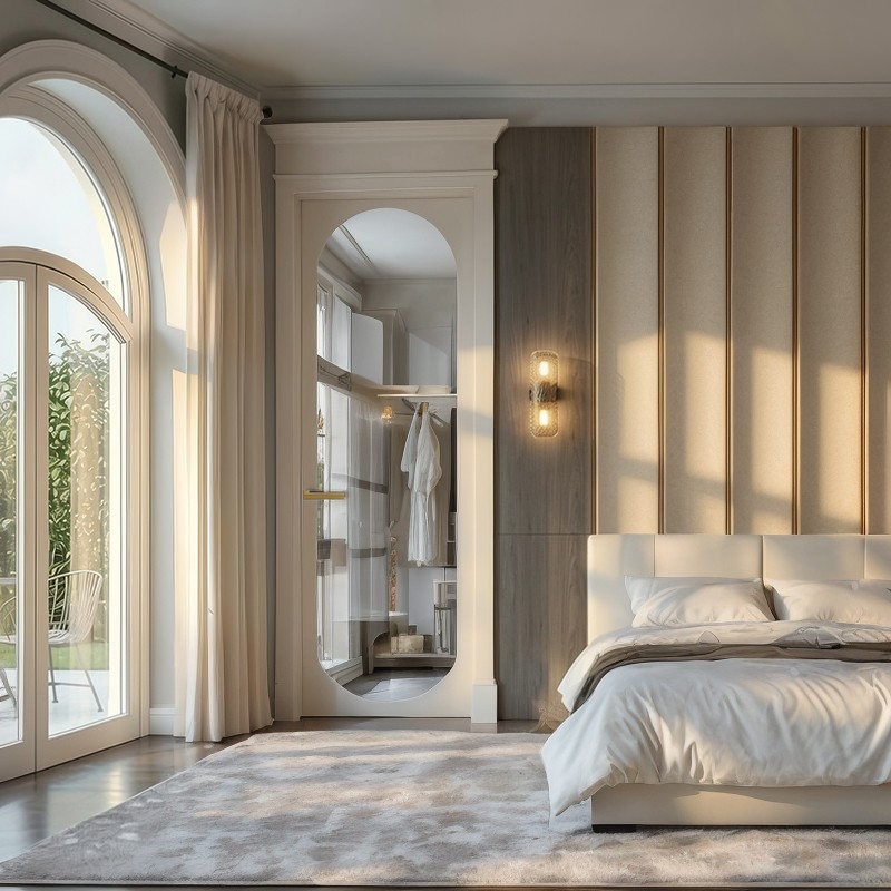 Puerta de Interior con Cristal Lacada...