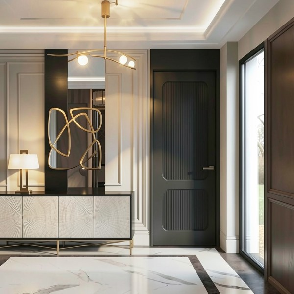 Puerta Interior Blanca Modelo Gea