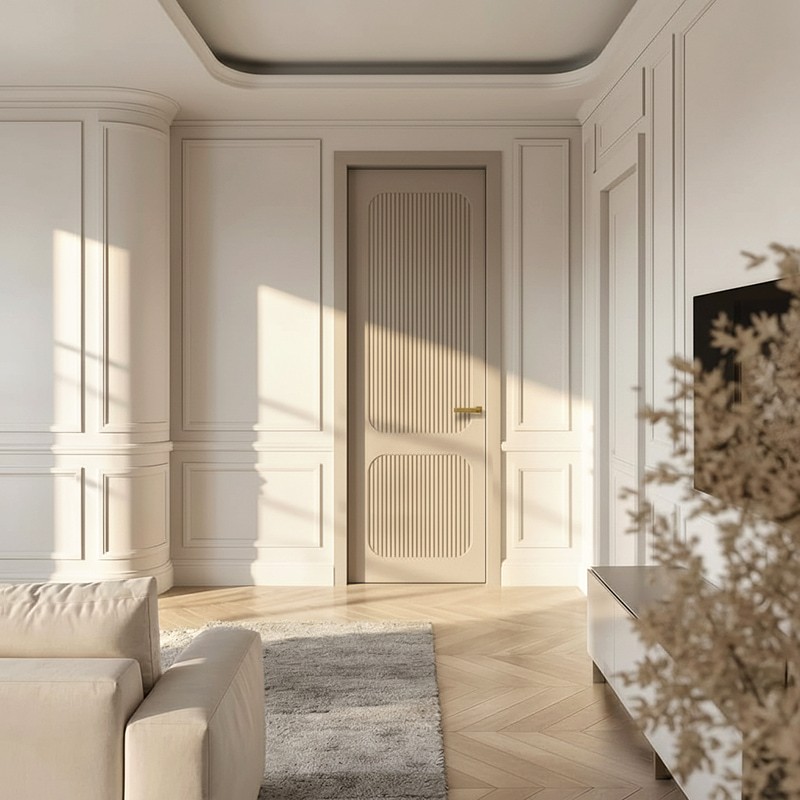 Puerta Interior Blanca Modelo Gea