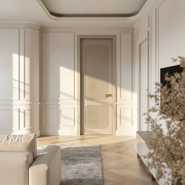 Puerta Interior Blanca Modelo Gea