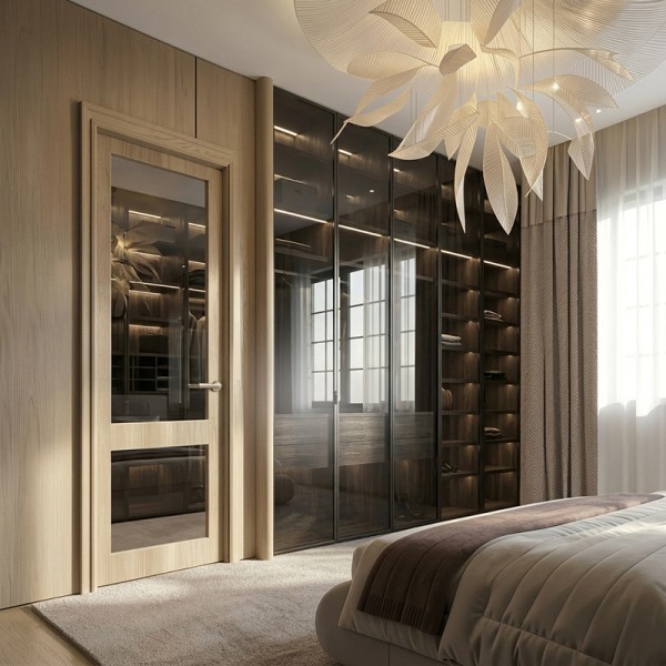 Puerta Interior de madera con Cristal Universal (1 ó 2... 2