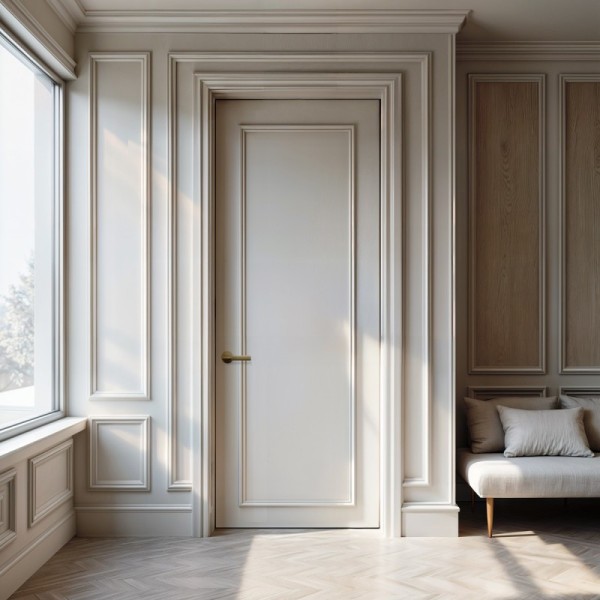 Puerta Interior Blanca Modelo Alma