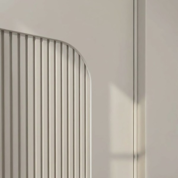 Puerta Interior con Cristal Lacada Gea
