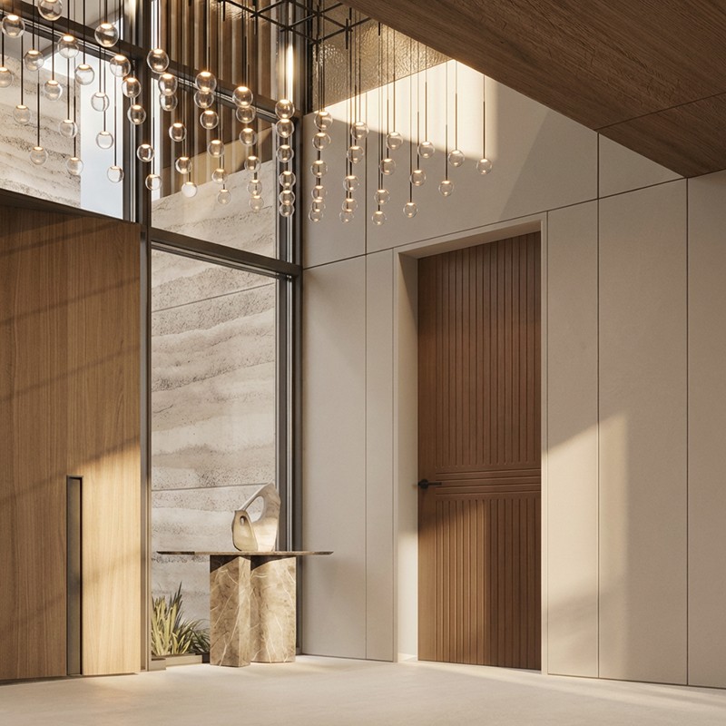 Puerta de Madera modelo Sora