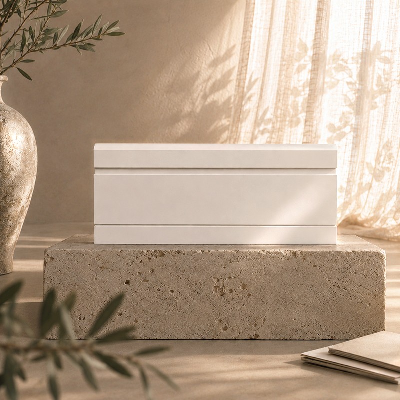 Rodapié Blanco Lacado modelo Módena