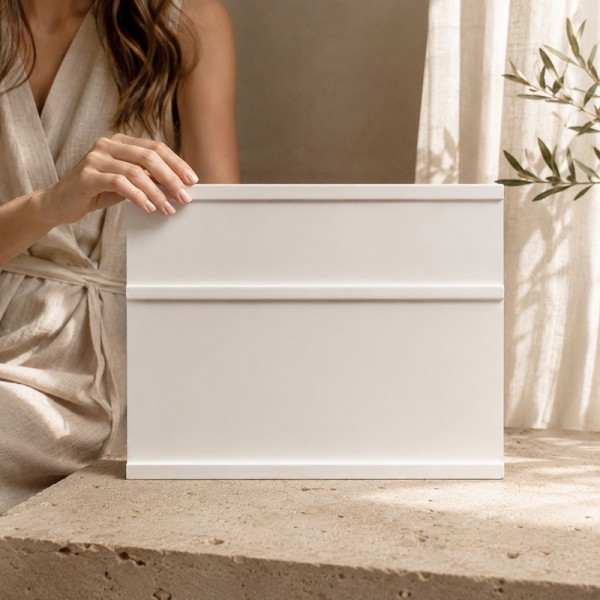 Rodapié Blanco Lacado modelo Bastian® (opción color Ral)