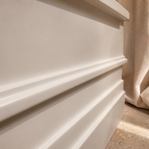 Rodapié Blanco Lacado modelo Greta® (opción color Ral)