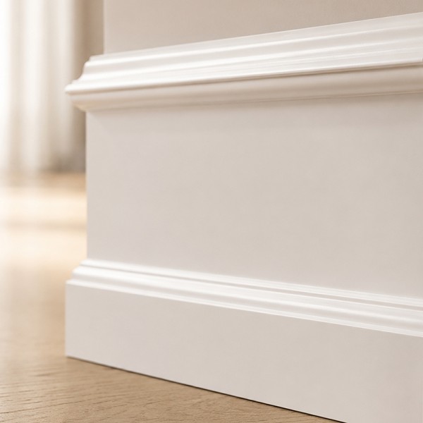 Rodapié Blanco Lacado modelo Neoclásico® (opción color Ral)