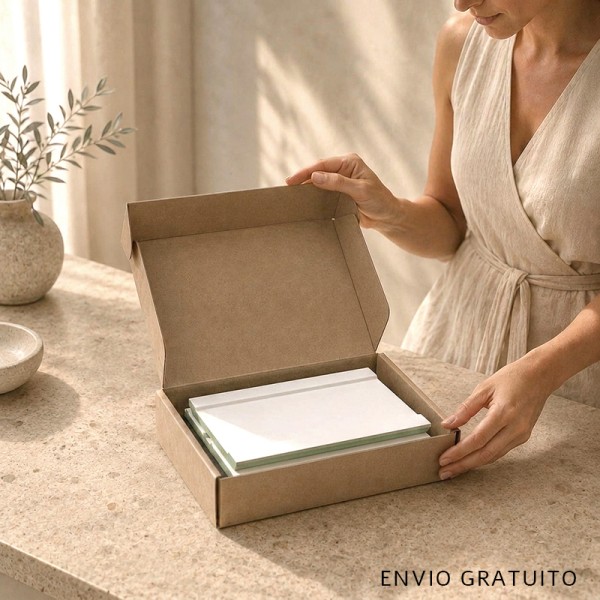 Caja de muestras de rodapiés lacados (envío gratis)