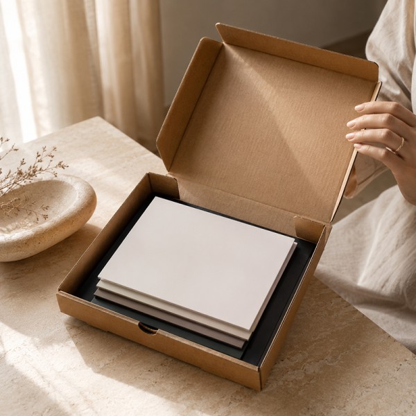 Caja de muestras de colores lacados (envío gratis)