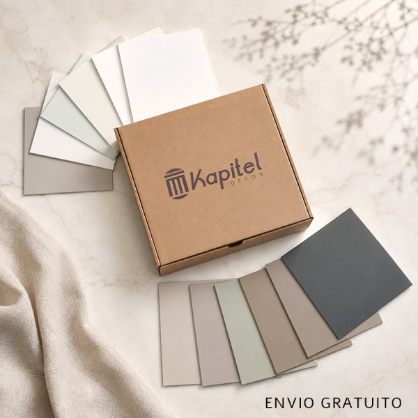 Caja de muestras de colores lacados (envío gratis)