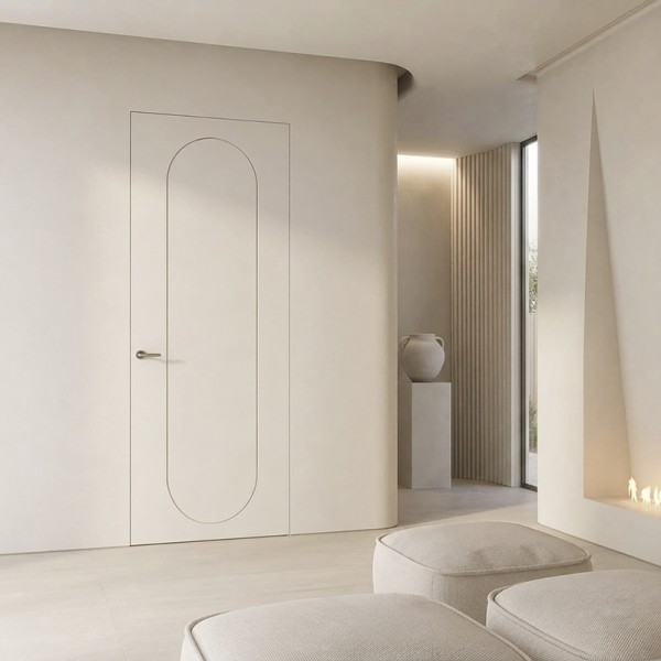 Puerta Invisible lacada modelo Redo