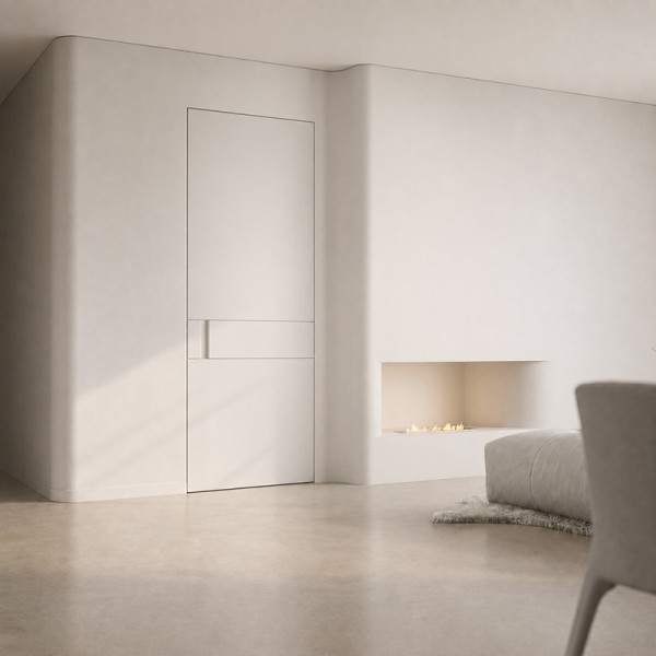 Puerta Invisible lacada modelo Límite