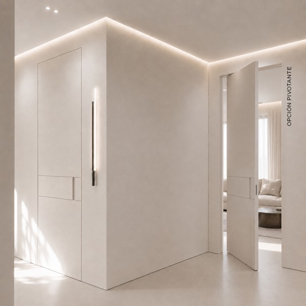 Puerta Invisible lacada modelo Límite 2