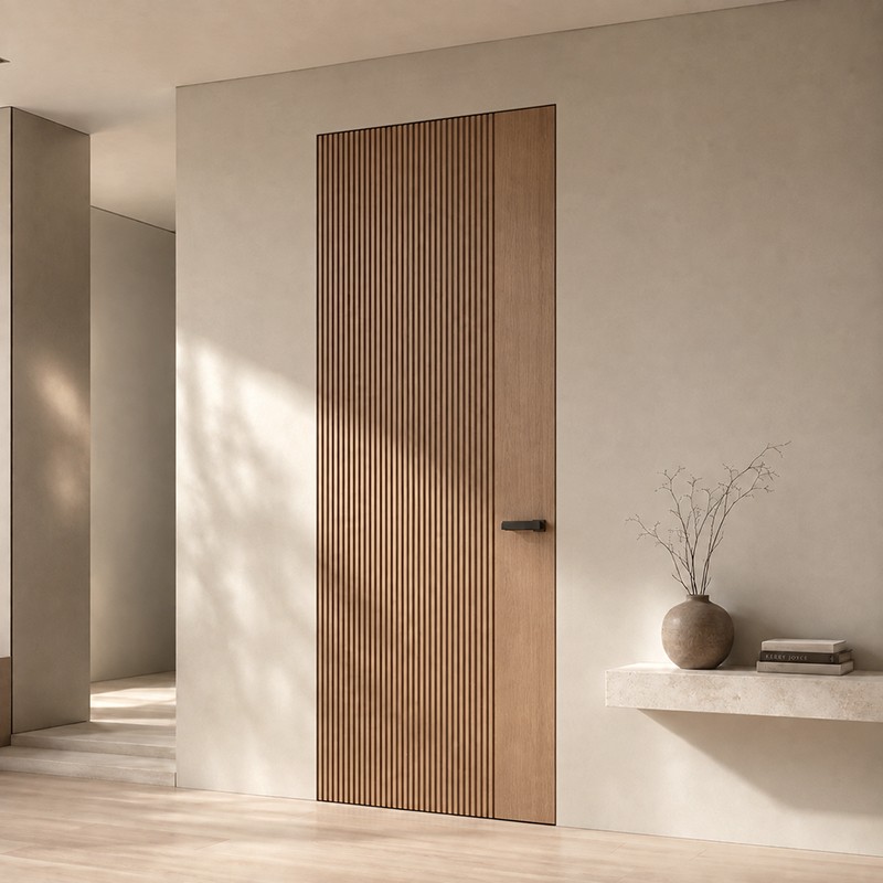 Puerta Invisible madera Azahar