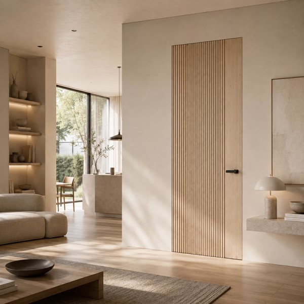 Puerta Invisible madera Azahar