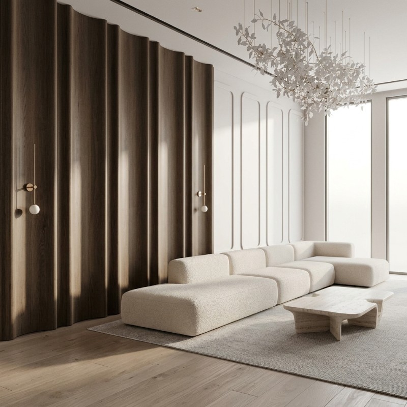 Panel Decorativo de Madera para pared MODELO DANISH