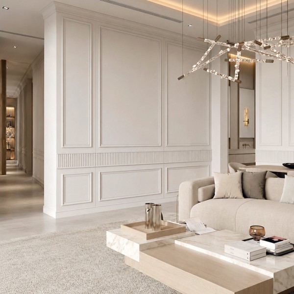 Panel decorativo Lacado para pared Modelo Suite