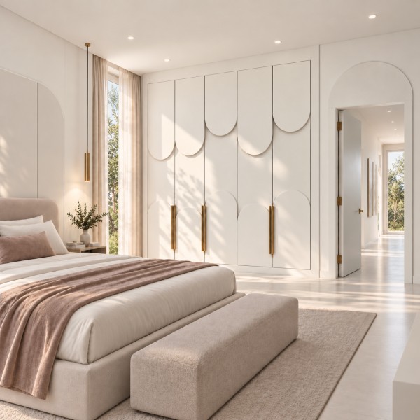 Puerta de armario abatible lacada Angie 2