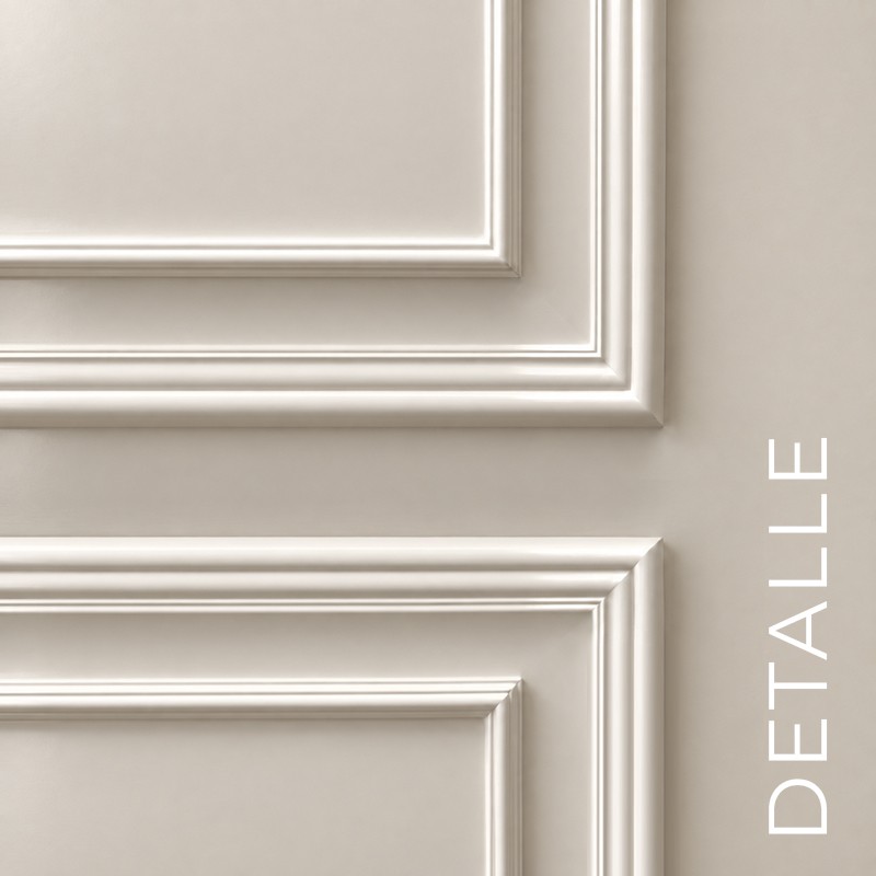 Puerta de interior lacada Blanca Modelo Danira