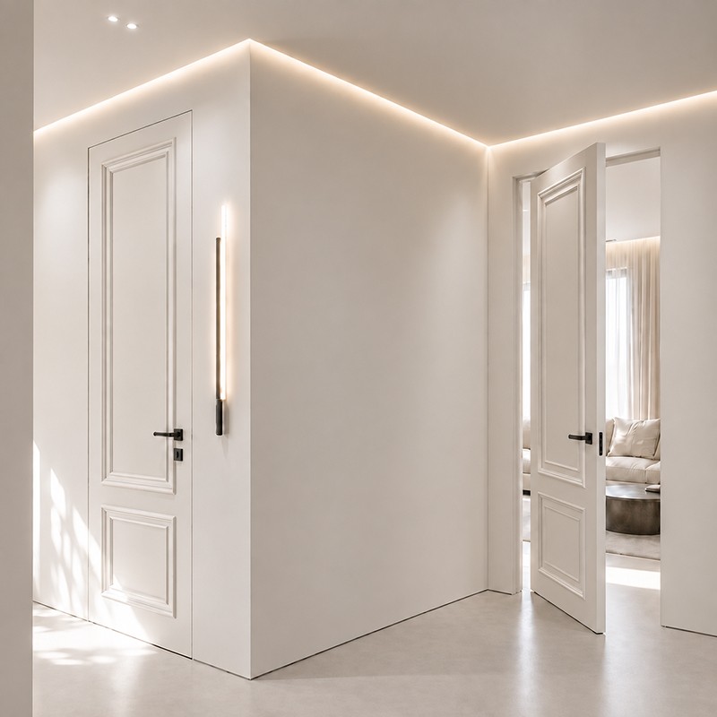 Puerta Oculta lacada modelo Danira