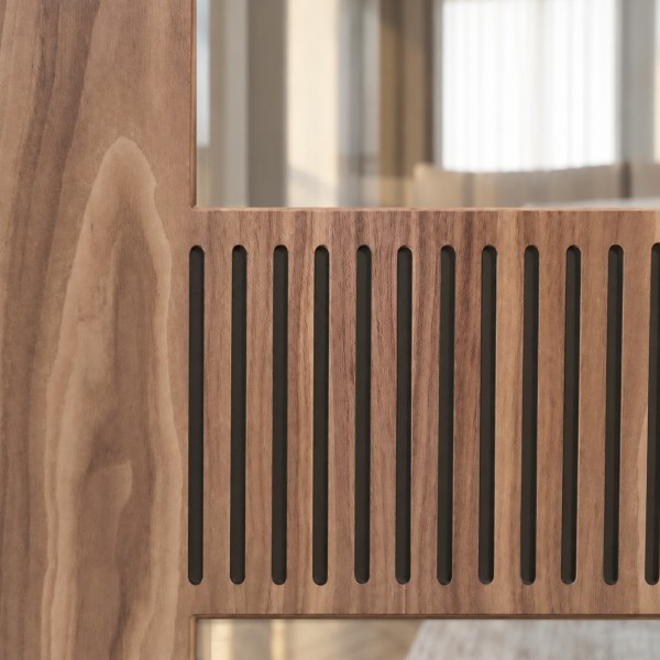 Puerta de interior de madera con Cristal Geisha