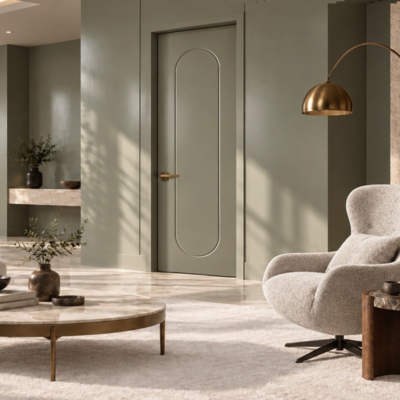 Puerta Interior Lacada Modelo Redo
