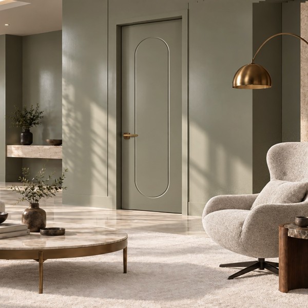 Puerta Interior Lacada Modelo Redo