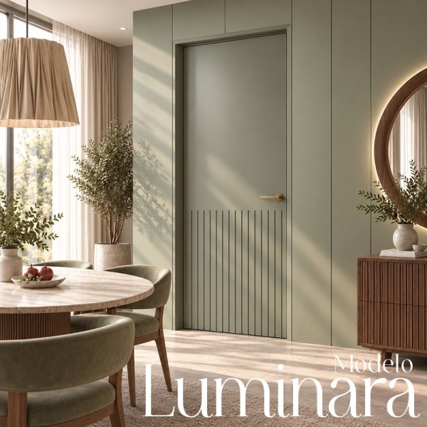 Puerta Interior Lacada Modelo Luminara